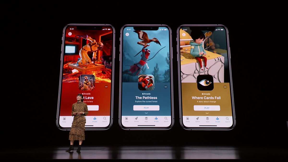 Google'ın Stadia Hamlesi Sonrasında Apple Oyun Sektörü İçin Apple Arcade Platformunu Duyurdu.

PC Oyunlarında #GoogleStadia, Mobil Oyun Sektöründe #AppleArcade Hangi Dinamiklerin Değişmesini Sağlayacak Göreceğiz 😎(Abonelik Modeli / Offline Oyun İmkanı vb.) #AppleEvent