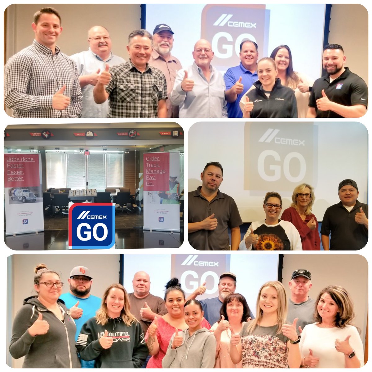 pinedaha's tweet photo. Today our @CEMEX_USA Arizona Aggregates Teams Go - Live with #CEMEXGO !  Join me in wishing them the best of luck, as they start introducing #CEMEXGO to our customers and leading them in #DigitalTransformation #BestInTheWest #BuildingABetterFuture #GameChanger @EricWittmannCX https://t.co/m3VqlLnep9
