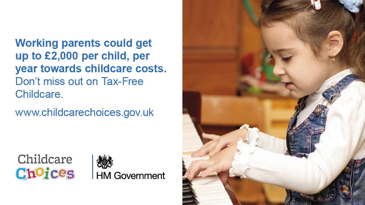 Does your child go to after school or breakfast club? With Tax-Free Childcare you could get up to £2,000 per child to help with your childcare costs. #childcarechoices #SmarterGov Visit our website to find out more childcarechoices.gov.uk/?utm_source=HM…