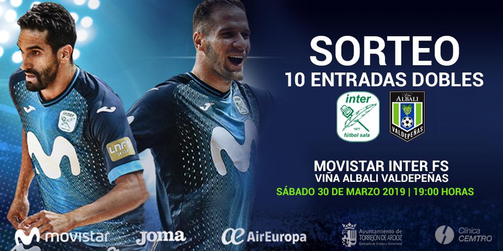 parque_corredor's tweet photo. ¡Sorteamos10 entradas dobles para el partido @InterMovistar vs  @FSCiudadDelVino| Para participar: 
✔️Síguenos 
✔️Contesta a la pregunta: ¿Qué jugadores firmarán autógrafos este miércoles en #ParqueCorredor? ¡Tienes hasta el 28! Bases ➡️https://t.co/BkFrz2W57Y #LNFS #InteristaSOY https://t.co/vBlXO4MdSX