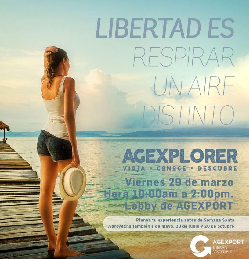 Economia_pl's tweet photo. #Turismo | @AGEXPORTGT informa que se llevará a cabo una Feria de Turismo #Agexplorer, con el objetivo de que las personas puedan planificar sus vacaciones de Semana Santa, o bien para los próximos fines de semana largos, y ofrecerán paquetes especiales. https://t.co/nziChkWcXA