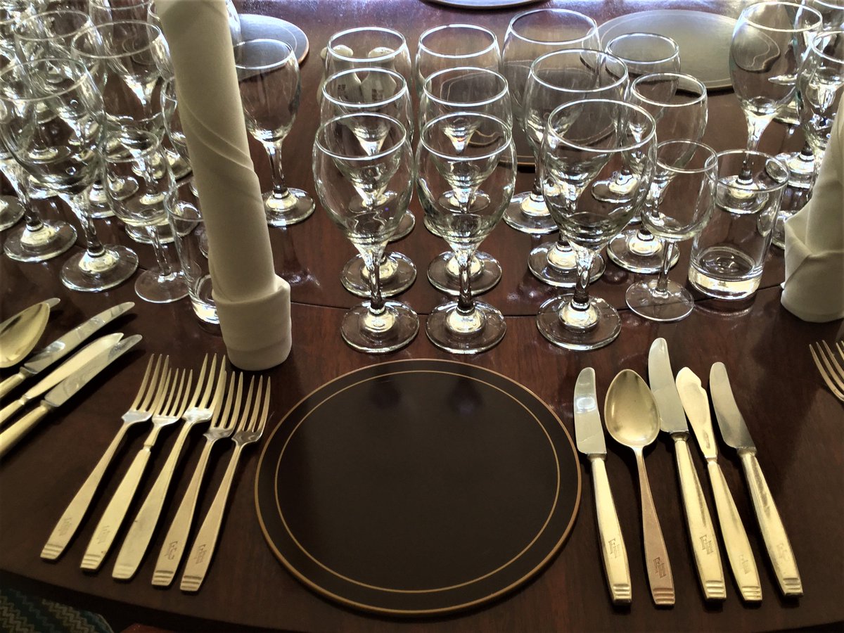 Fitz_Events's tweet photo. Pressure is on the #Chefs @FitzwilliamColl to produce 14 different courses, all with many intricate garnishes for tonight’s #feasttasting for our special annual #CommemorationDinner. #FrontofHouse #staff rise to the challenge to ensure each course, with wines are served swiftly. https://t.co/Jq6GqmddZr