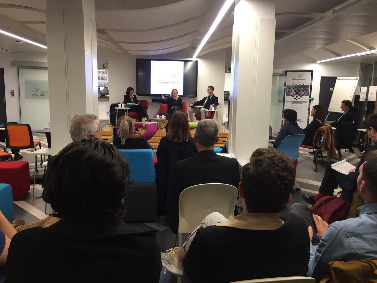 2eme événement de la chaire ⁦<a href="/agipi_/">Agipi</a>⁩ ⁦<a href="/KedgeBS/">KEDGE Business School</a>⁩ à Marseille. quel entreprenariat demain? Quelle organisation du travail? Quelle protection sociale? Avec l’intervention de ⁦<a href="/syl_brunet/">Sylvie Brunet</a>⁩ et ⁦<a href="/vlambertferry/">VirginieLambertFerry</a>⁩