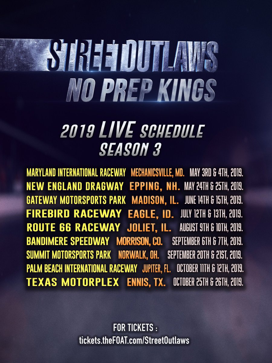 StOutlawsDoc's tweet image. Finally!!!!! NoPrep Kings season 3 schedule has been released. Cant wait to meet all of our awesome fans. Chk the schedule and get in where you can fit in.