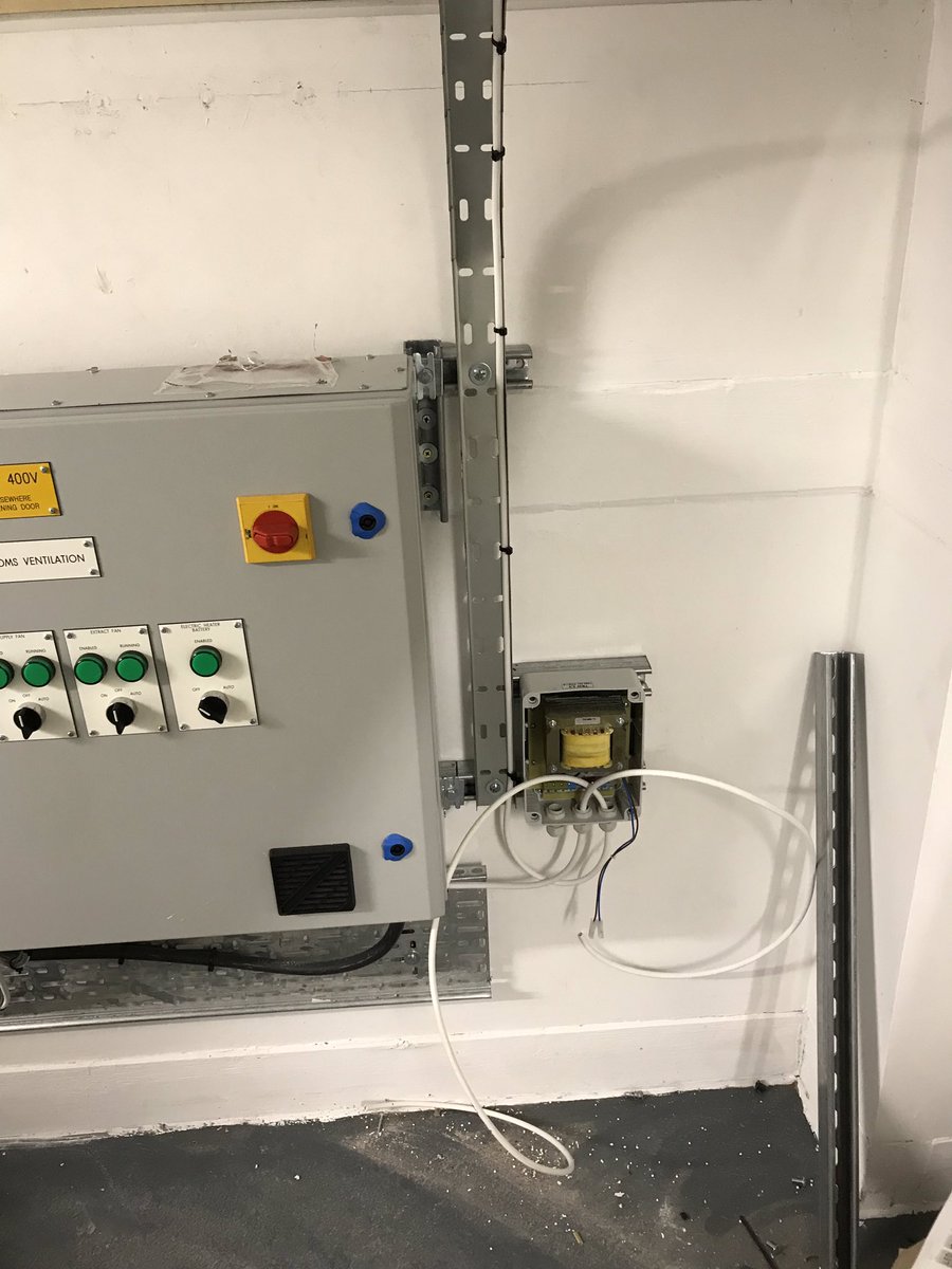 Some tray work for a bms panel