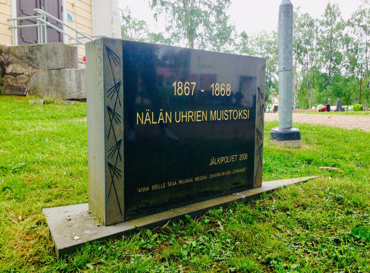 Finnish Famine Memorials tweet media