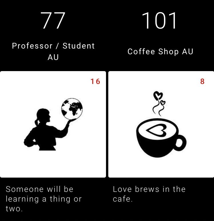 sqbrackify's tweet photo. Coffee Shop AU taught Professor / Student AU a lesson and won this matchup! You’ll see coffee grinds, free wifi, and expresso in the next round! Do you agree with this result? #SwanQueen https://t.co/ozeBKXbNep