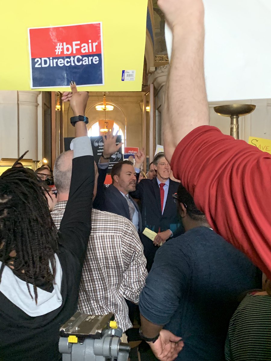 Joined 1000 of my closest friends at today’s #bFair2DirectCare rally in the State Capitol. With the state budget due in five days, it’s critical that we honor the commitment we made to our most vulnerable. I know @Mike_Norris_144 <a href="/VoteJudgeAngelo/">Angelo Morinello</a> <a href="/LeaderFlanagan/">Senator Flanagan</a> are on board!