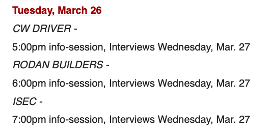 csuchicoCM's tweet photo. Company Recruiting Week 6!! Spots are still available, stop by today with your resume to sign up! Resume paper available in Langdon 101! *ONLY 3 WEEKS REMAINING FOR RECRUITING* https://t.co/g0zILZHk6s