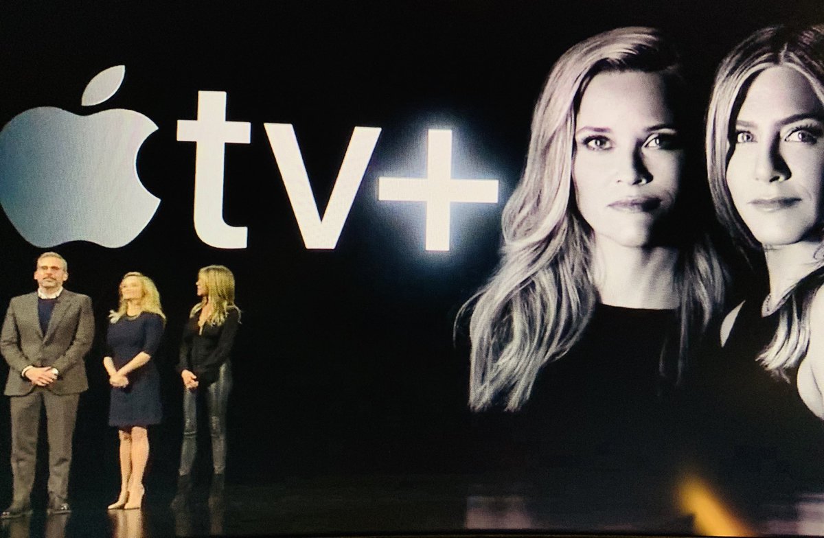 DrAndyStarkey's tweet photo. So #Apple TV+ is more of a @PrimeVideo than a @netflix given you can pay for additional channels (a good platform for the smaller streaming services).
They obviously have the #AppleCash to compete against both. #AppleEvent 🍎📺➕ https://t.co/gNyQNh2kvQ