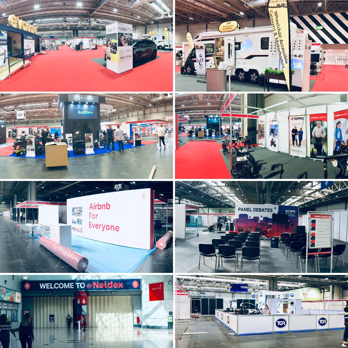 NaidexShow's tweet photo. IT'S NEARLY HERE!! #Naidex45 is TOMORROW!!! Everything's ready &amp; we couldn't be more excited!! 😁

Everyone's saying 1 more sleep 'til Naidex - but with how we're feeling ,we're not convinced we'll sleep at all! 

Register for your #free ticket  👉https://t.co/xxpSPQoEnM https://t.co/R8emiqOAzU