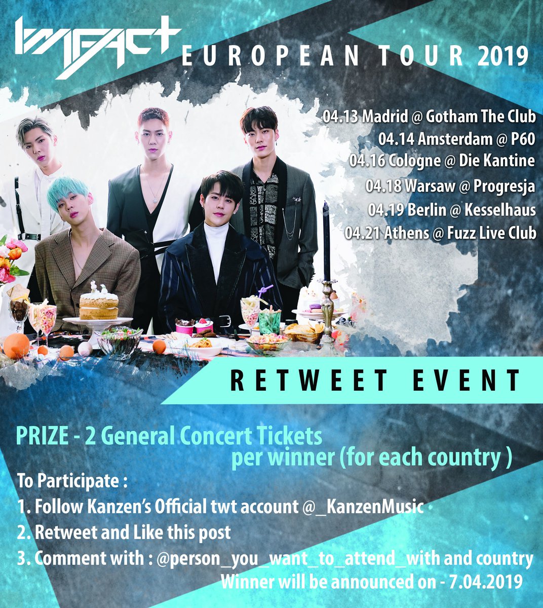 _KanzenMusic's tweet photo. Time to gather the kpop community again! Know someone who can`t attend the show? Here`s your chance to make someone happy! Just check the info in the picture! #bedifferentbelikeimfact #imfacteuropeantour #imfactineurope #imfactchallenge https://t.co/slGop4t9Hf