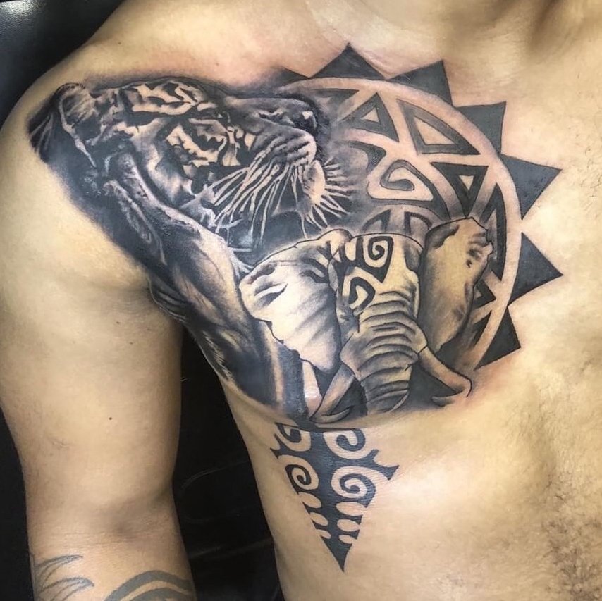 Update 56+ jungle theme tattoo best in.cdgdbentre