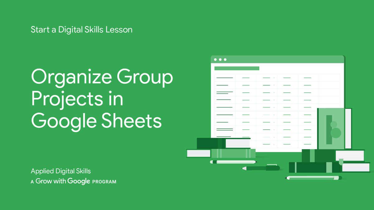Group project tip to help students stay organized: #GoogleSheets. Teach your class how digital tools can help them stay on track with this #AppliedDigitalSkills curriculum: goo.gl/Bv9UhR #GrowWithGoogle