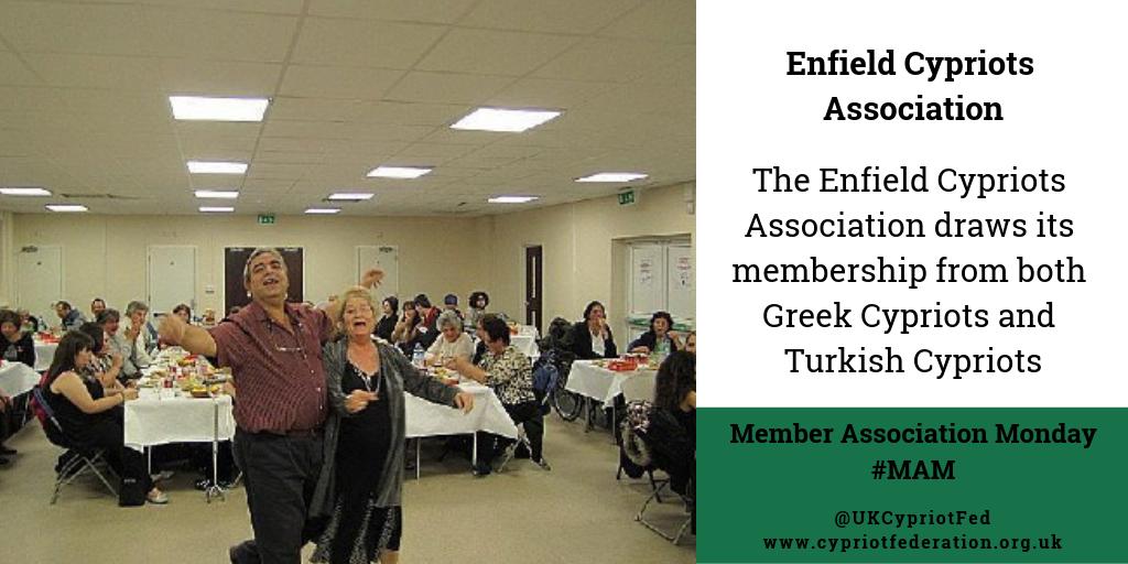 UKCypriotFed's tweet photo. The Enfield Cypriots Assn, with its proud bicommunal membership, aims to maintain and develop cultural traditions for #UKCypriots in Enfield.

https://t.co/jeZXgUpMDj

Every Monday we'll be featuring one of our member associations as part of #MemberAssociationMonday #MAM https://t.co/uilsq9m7Ms