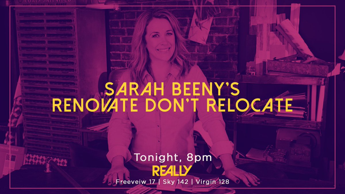 Finer_Home's tweet image. My new series Renovate Don't Relocate starts tonight! So excited!!! xxx 
#SarahBeeny  #DIY #Decor