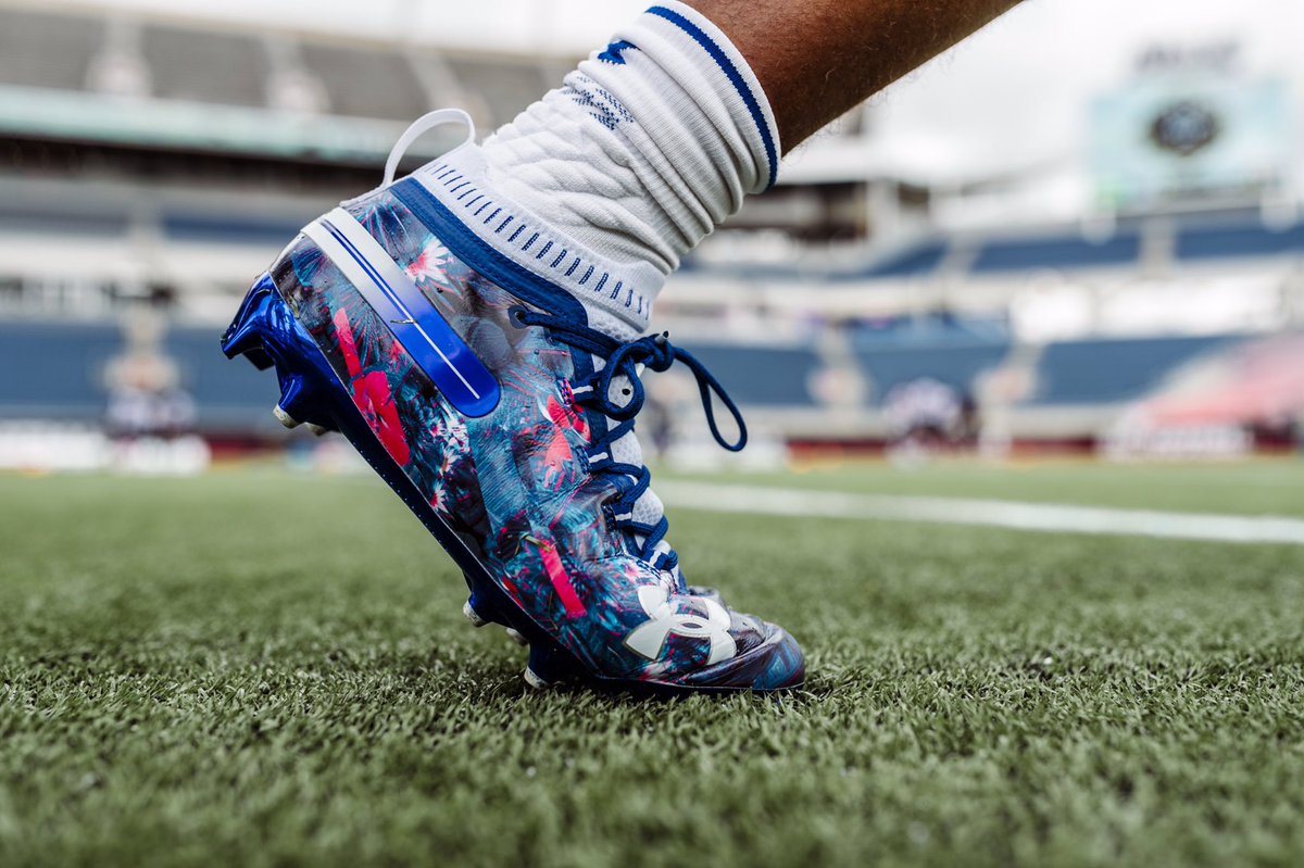 under armour floral cleats