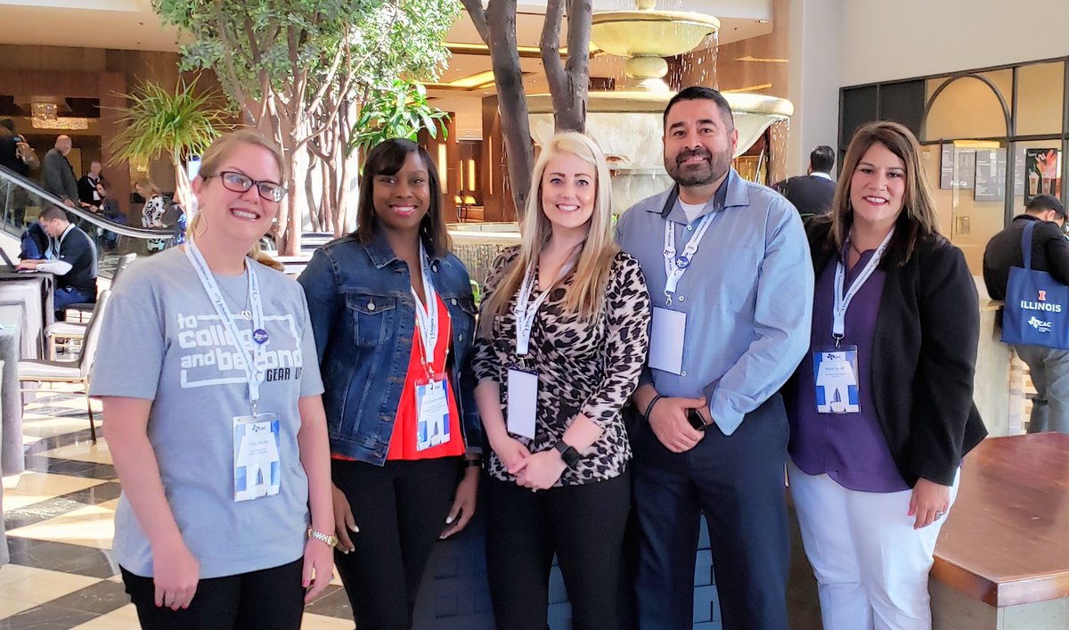 EducateMegan's tweet photo. Creating experiences for our kids &amp; OH SO MUCH Learning at the #TACAC Conference!☝️

 @GearUp_MillerMS @GearUp_GNMS @DeptSmhs &amp; @SanMarcosCISD ready to IMPACT the lives of our Rattlers.
#StrikeAsOne🐍 #GEARUPWorks❤ https://t.co/AWQgFgMxUu