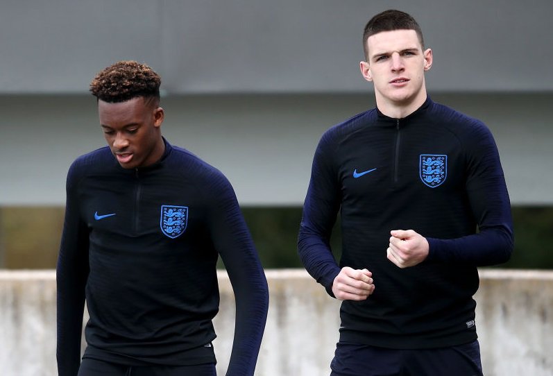 Image result for hudson-odoi declan rice