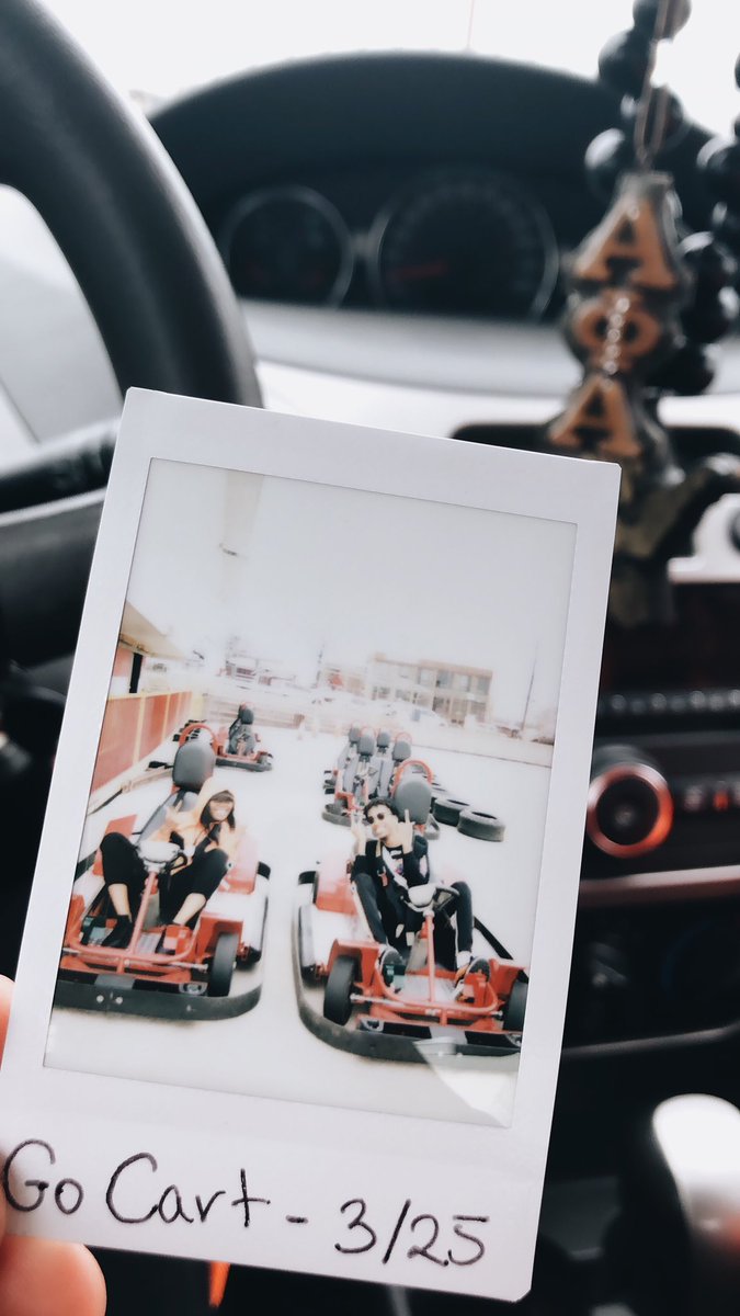 iLLTenacity's tweet photo. A little backstory: I gave my shorty this jar for Valentine’s Day and every monthaversary she chooses a stick, we go do it and take a picture with a FujiFilm camera to put in our scrapbook. Today she chose Go Kart Racing 🏎💨🏁 https://t.co/rhLPJ5sOYq