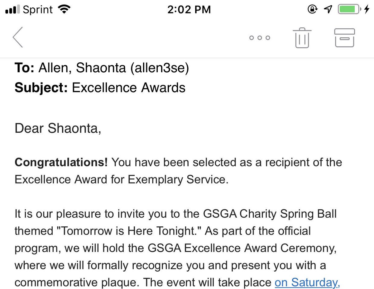 BlkSocWithQTNA's tweet image. Excited to share that I’ve been selected by @GSGA_UC to receive the Excellence Award for Exemplary Service! 🤗 Good news on a Monday! 😬 #BearcatSociology #TrynaGrad #BlkGradLife