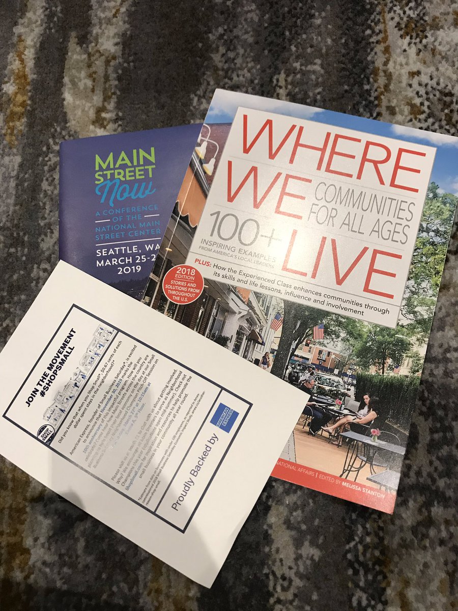 Day 1 of #NOW19 - leveraging knowledge from around the country to make a more vibrant downtown!