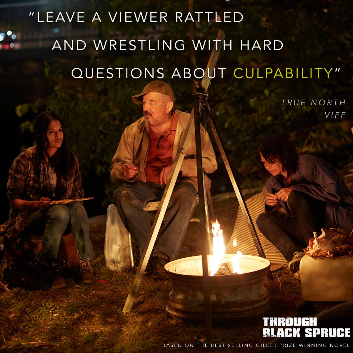 This film will “leave a viewer rattled and wrestling” with many questions. <a href="/VIFFest/">Vancouver International Film Festival</a> #ThroughBlackSpruce will take you on a journey that you are not expecting. Opening in theatres this Friday.