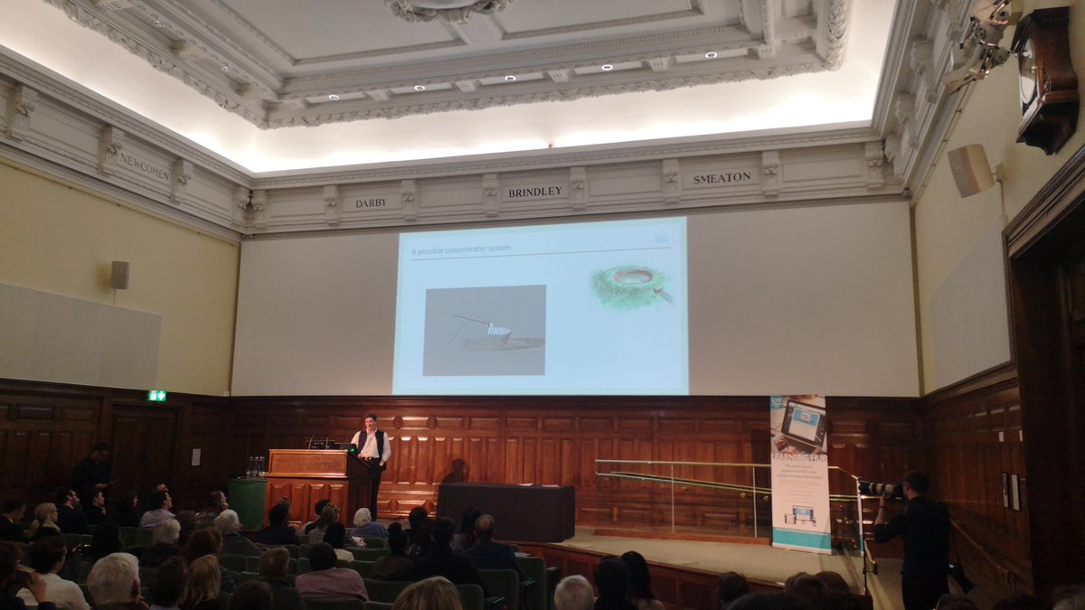 ICE_SEEngland's tweet photo. Our fourth pitch of the evening is Jonathan Morris from One Engineering Ltd talking about how one of his project designs is inspired by #Stonehenge about #ThisisCivilEngineering #Pitch200 https://t.co/orSfclFWJg