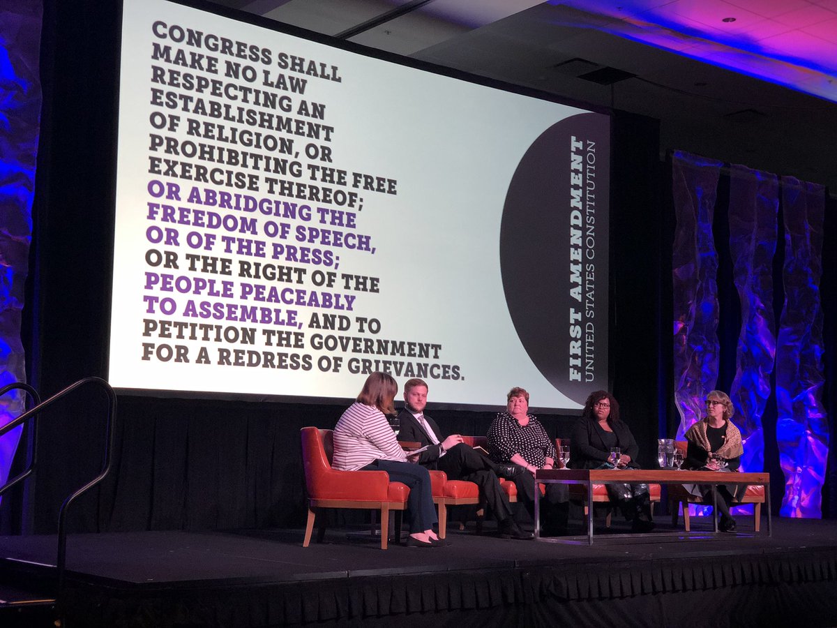 IsaacBarber's tweet photo. Free Speech and Bias on Campus Session Panel #ACUI19 @ACUIRegionVI @ https://t.co/Ard49IsxvU