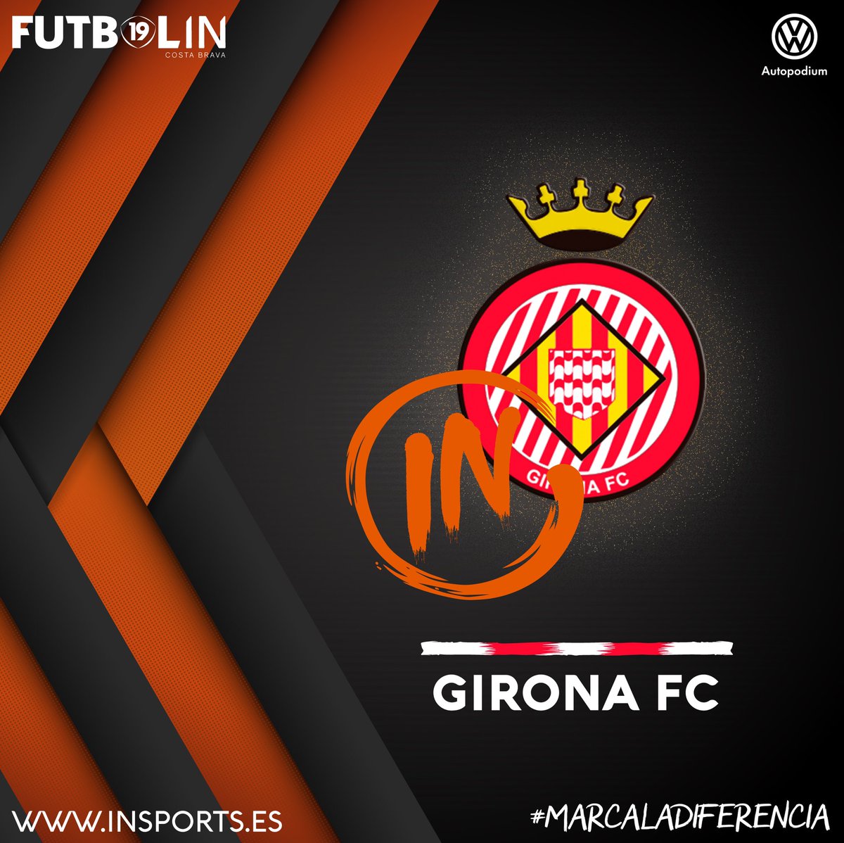 futbolinsports's tweet photo. �� #OrgullGironí ¡BIENVENIDOS!
🥇Los campeones del 2018... ¡IN! ⚽️🔴⚪️El @GironaFC se una a la lista de los equipos de @LaLiga 
😱¿Repetirán título este año? 

#FutbolIN #EstamosIN #MarcaLaDiferencia https://t.co/BPz38IBLoL