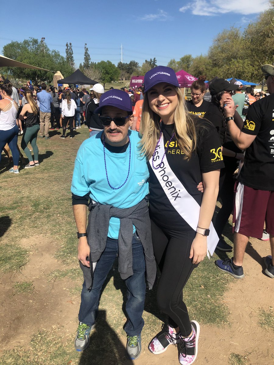 MissPhoenixAZ's tweet photo. A huge thank you to everyone who came out to the @bestbuddies AZ Friendship Walk this weekend! Together we can create opportunities for people with intellectual and developmental disabilities! 💜 https://t.co/e1NmGwIhCm