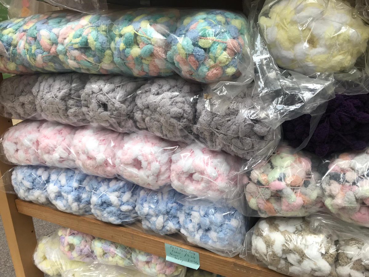 Regent_CentreK's tweet photo. Pom pom wool is flying off the shelf at the Wool Cart. Get #springknitting #theregentcentre @Regent_CentreK https://t.co/gDB1Ontsk2