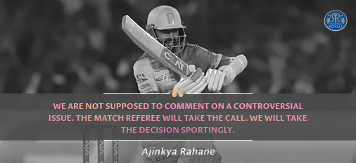 rajasthanroyals's tweet photo. Our Captain is always a sport. 🤝 #HallaBol #RR #RRvKXIP https://t.co/NPOSqUdzMj