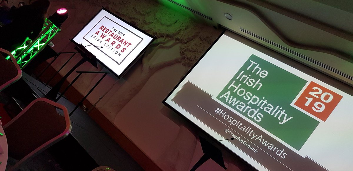 Great to be up for 'Best Dining Experience in Ireland' #WestRestaurant #HospitalityAwards @CreativeOceanic