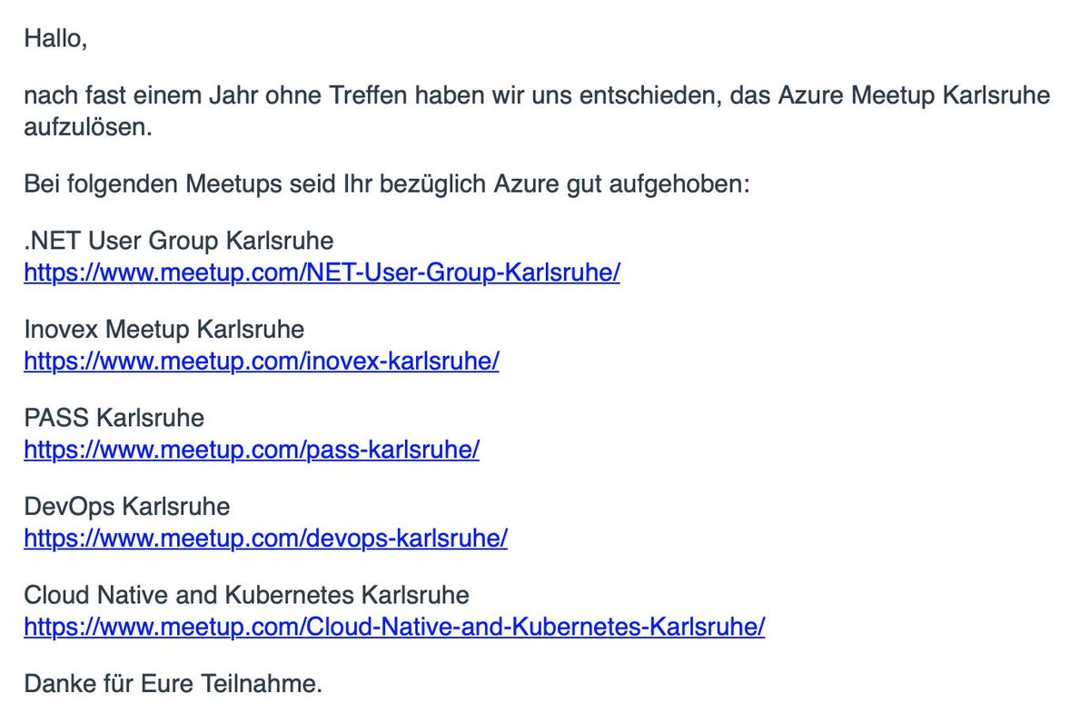 azurekarlsruhe's tweet image. 👋 Goodbye!