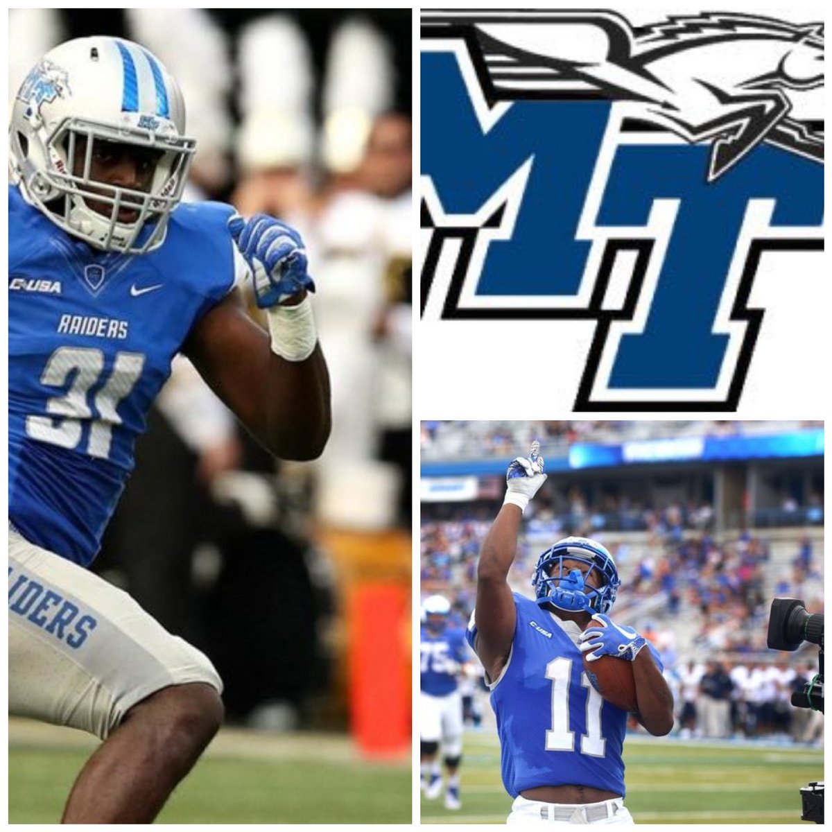 Javonta_5's tweet photo. Blessed To Receive a Offer from Middle Tennessee State University. https://t.co/AQlubHsd0y