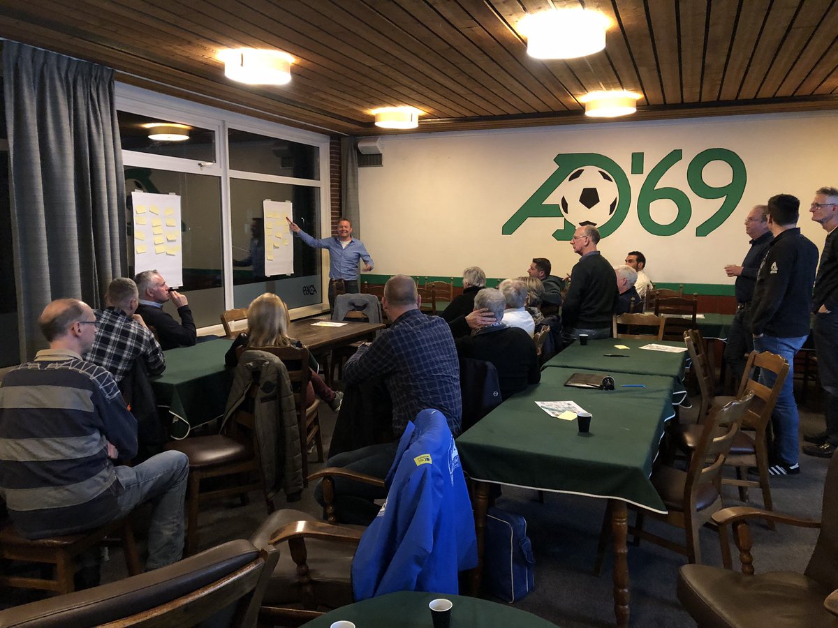 Namens <a href="/AhoekInBeweging/">AchterhoekInBeweging</a> in  Aalten bij brainstorm met alle verenigingen over gezamenlijke gebruik en beheer van de prachtige accommodatie Sportpark Zuid