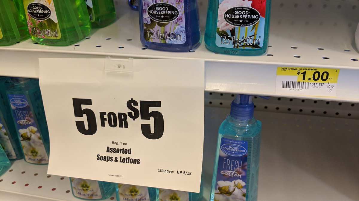 RealMStanga's tweet photo. 5 for 5...regularly $1. ππ€£ #DiscountFail https://t.co/jMyoG4lYu1