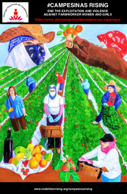 Campesinas routinely face wage theft, discrimination, workplace sexual harassment & dangerous pesticide exposure. During Farmworkers Awareness Week, we rise to eradicate violence at the workplace. #CampesinasRising
