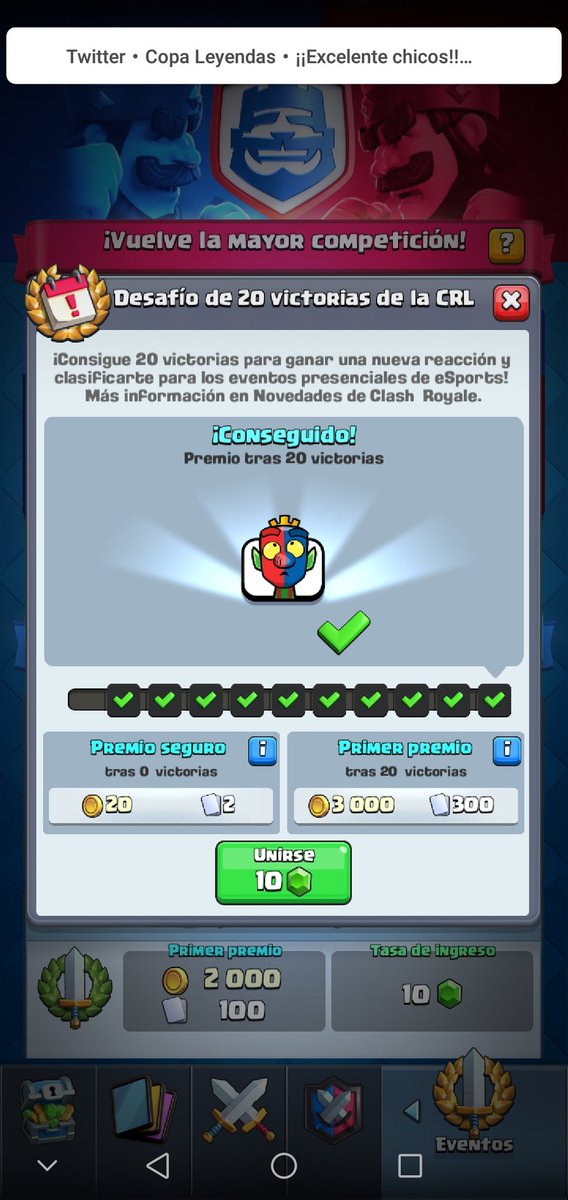 Nada que decir!
#20Wins
#CRL
@wayne_165
<a href="/MirmidonesC/">Mirmidones</a>