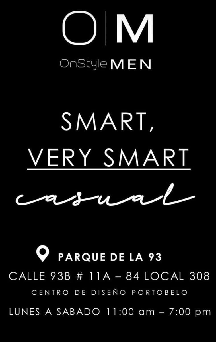 KMoreinis's tweet photo. NEW! NEW! Único lugar de Marcas Colombianas para un TOTAL LOOK Moda Masculina Top instagram: @men.onstyle https://t.co/gvSdVQxS1D