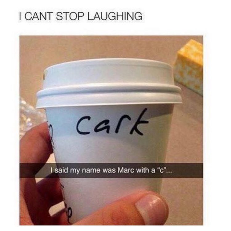 Anyone else have a name mishap at your favorite coffee shop? 😂 #coffeenameoops #coffeeislife #eriedepot #barbertonohio #barbertonmagics #BarbertonProud