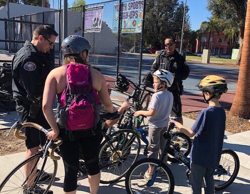 LBPD's tweet photo. We joined @LBPublicWorks to provide FREE @project529 bicycle registration & tips on bike theft prevention over the weekend 🚲💙🚲 By registering your bike you increase the chances of it being recovered in the event it is stolen! #LBPCares #PublicWorks #KeepYourBike #DrakePark https://t.co/Bnejkk2L0X