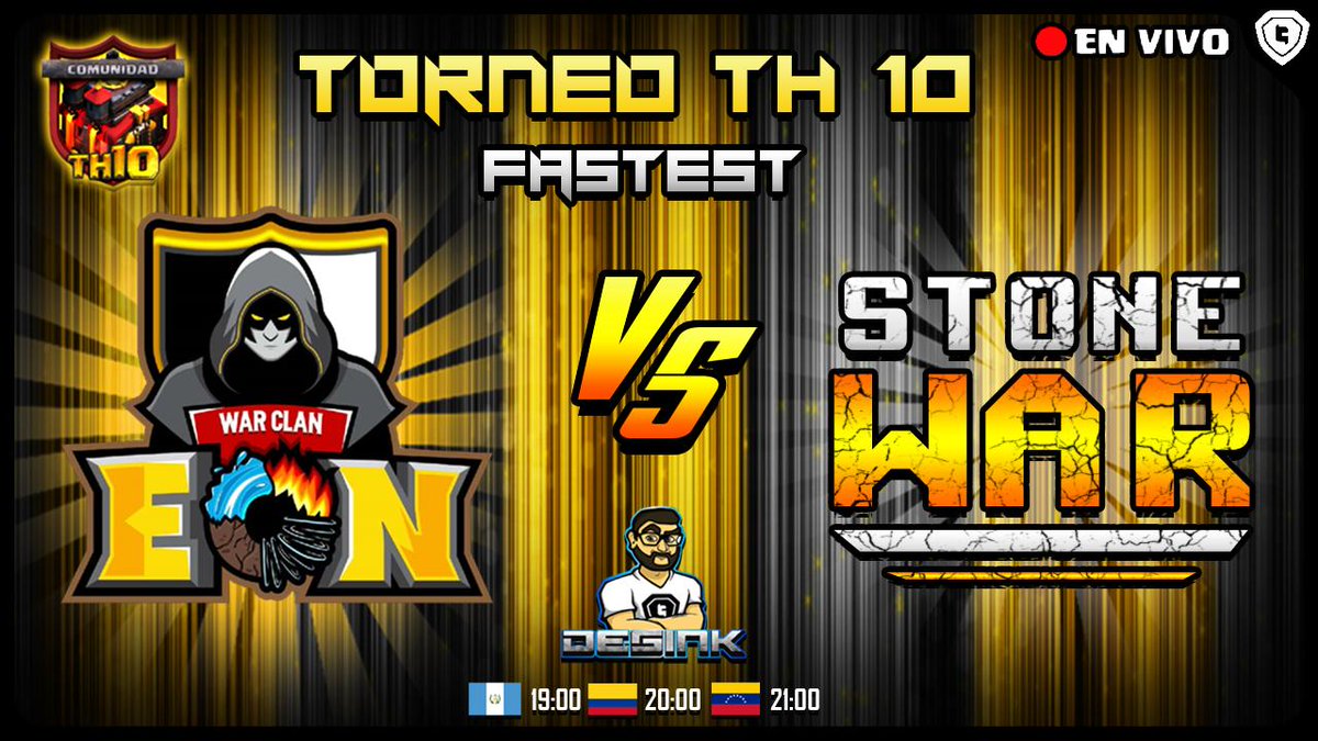 Equipo tenemos Nuevo Directo en 25 min 🔥‼️

<a href="/ComunidadTh10/">Comunidad TH 10 🔝</a> Torneo TH10 Fastest <a href="/OficialEon/">EoN Oficial</a> vs Stone War, Los esperamos 🔥‼️

youtu.be/tEDefF3gD0A