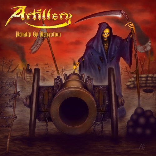 ThisDayInMETAL's tweet photo. Mar 25th 2016 @ArtilleryMetal released the album “Penalty by Perception” #CosmicBrain #MercyOfIgnorance #DeityMachine #RitesOfWar #ThrashMetal 

Did you know...
The band re-recorded the 1991 demo “Welcome to the Mindfactory” on this album. https://t.co/IShFLRZHkO
