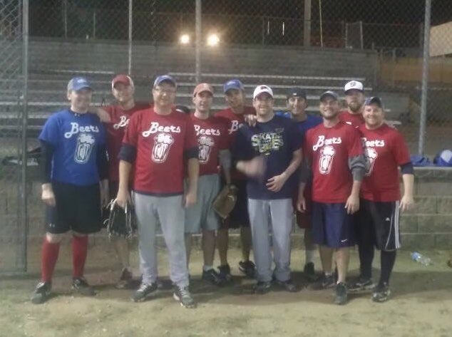 DougYocco's tweet photo. @BuschBeer The Beers (soon to be The Busch Beers) of StL has been playing softball for over 12 years and have a few championships &amp; Busch Lattes under our belt! We would take our passion for Busch (&amp; softball) to the next level if we received that $5k bonus! #SponsoredByBusch #Contest https://t.co/2OCbnFp2j5