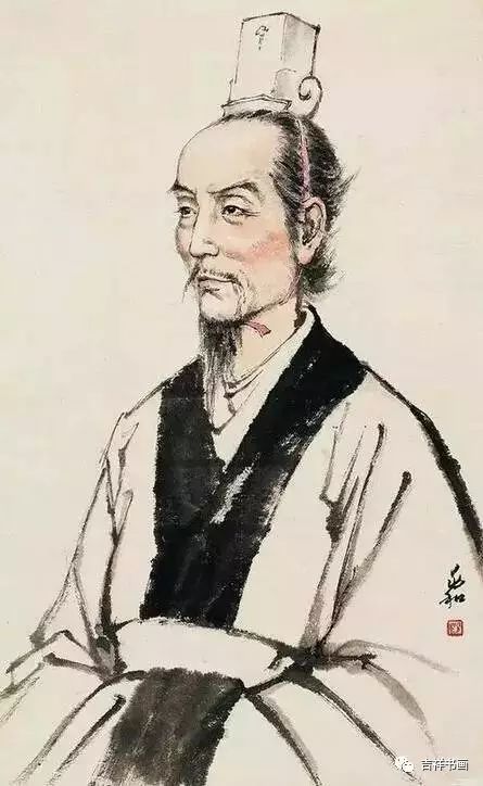 wenyunchao's tweet photo. 前些天听吴老 @wuyuren 说了个趣事，我们以前在教科书上看到的历史人像，好些竟然就是画家按自己样子画的。杜甫，张仲景，屈原，李时珍，全是蒋兆和画的自己。 https://t.co/lSP4oRYupV
