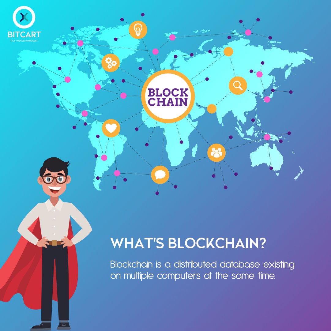 What really is the #Blockchain  ? Simple definition 😊😎