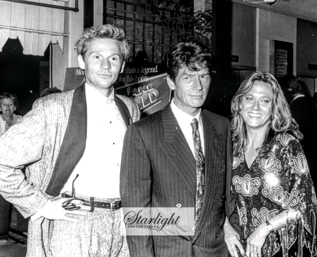TCinCT_2012's tweet photo. @DennisChristo4 with the late #JohnHurt and his wife at the premiere of "Jake Speed" in Long Beach 1986 https://t.co/EK6KiMOg7L
