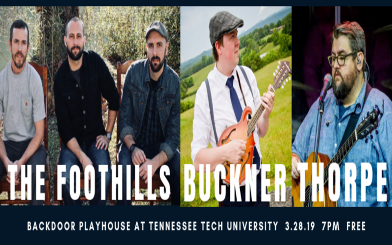 Excited to make the trip to <a href="/tennesseetech/">Tennessee Tech</a> this Thursday, 3/28, for a show at The Backdoor Playhouse Theater!  Show starts at 7 pm with some great local acts.  Thanks to Tech's SGA for having us out!